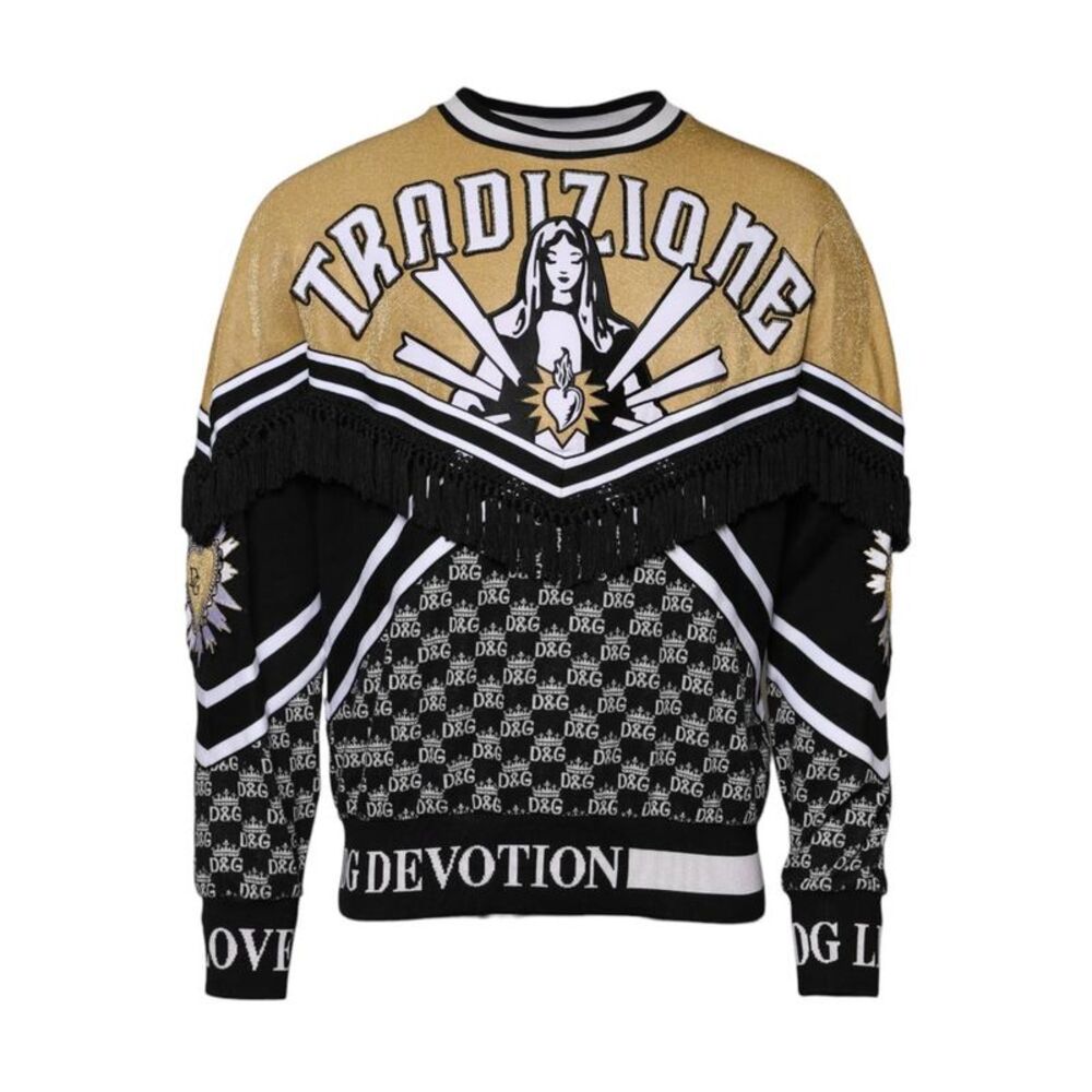 Dolce & Gabbana Tradizione E Devotion Sweatshirt Sweater Men Multicolor Swimwear